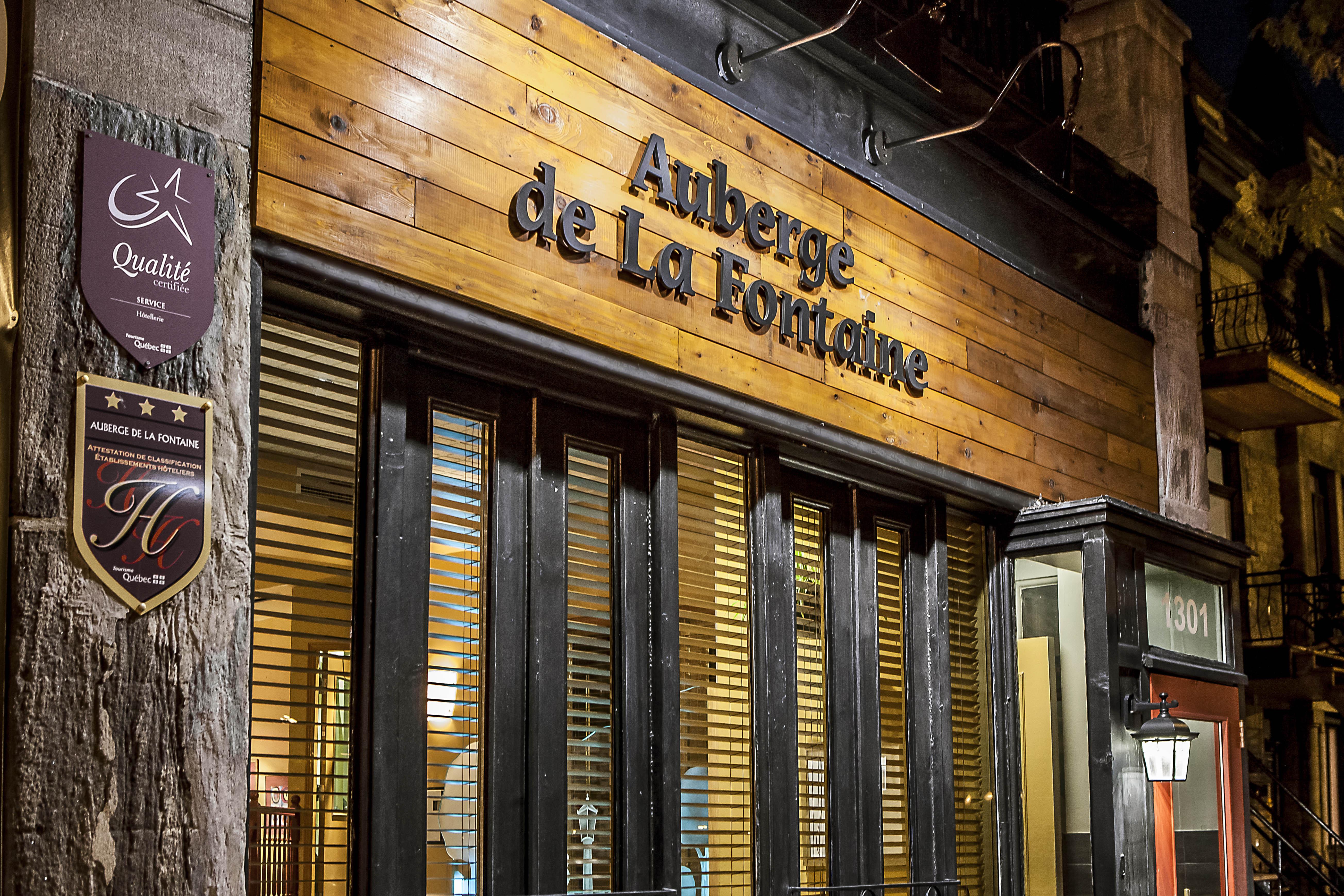 Auberge De La Fontaine Montréal Exteriör bild